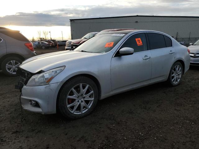 JN1CV6AR0AM453868 - 2010 INFINITI G37 WHITE photo 1