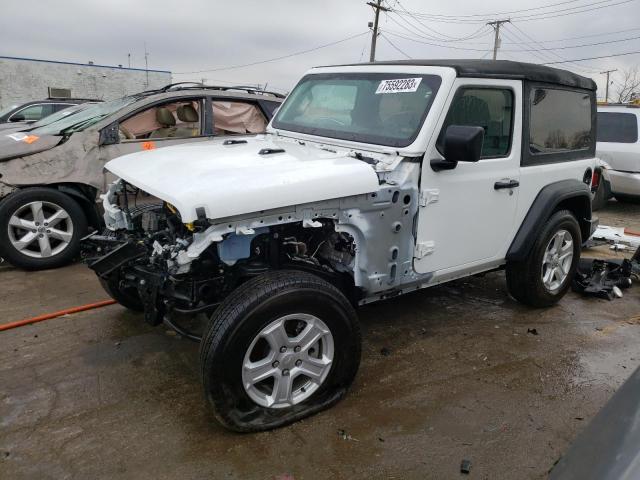 1C4HJXAG2PW501810 - 2023 JEEP WRANGLER SPORT WHITE photo 1