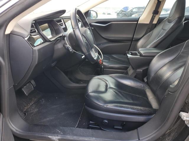 5YJSA1H11EFP44983 - 2014 TESLA MODEL S Սև լուսանկար 7