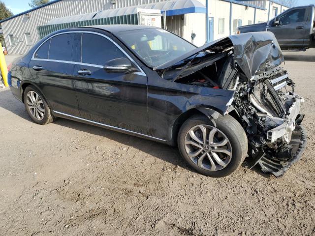 55SWF4KB8JU257147 - 2018 MERCEDES-BENZ C 300 4MATIC BLACK photo 4