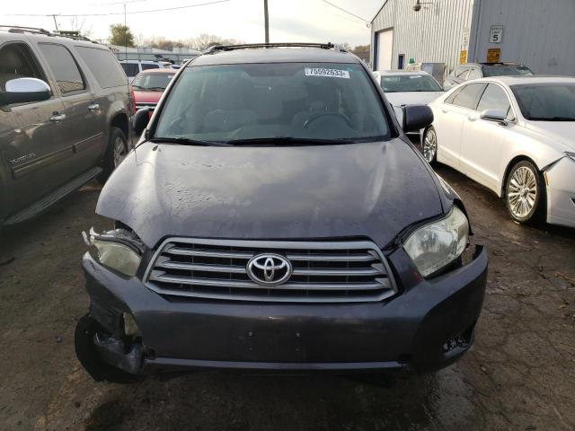 JTEDS41A982000231 - 2008 TOYOTA HIGHLANDER GRAY photo 5