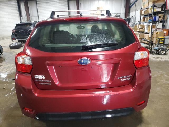 JF1GPAA69F8279399 - 2015 SUBARU IMPREZA RED photo 6