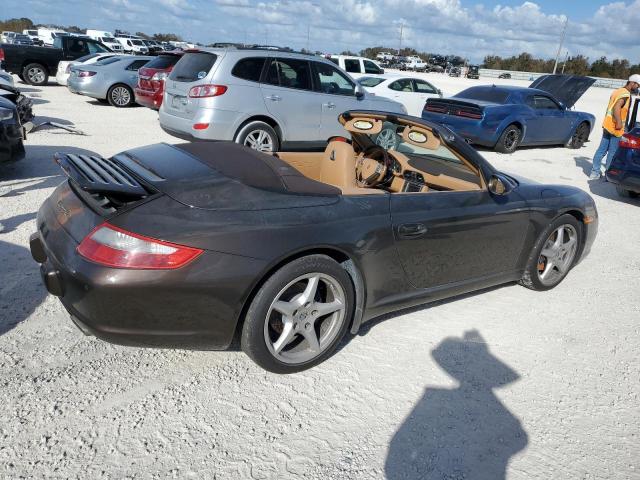 WP0CA29958S765163 - 2008 PORSCHE 911 CARRERA CABRIOLET BROWN photo 3