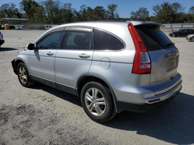 JHLRE4H72BC034687 - 2011 HONDA CR-V EXL SILVER photo 2