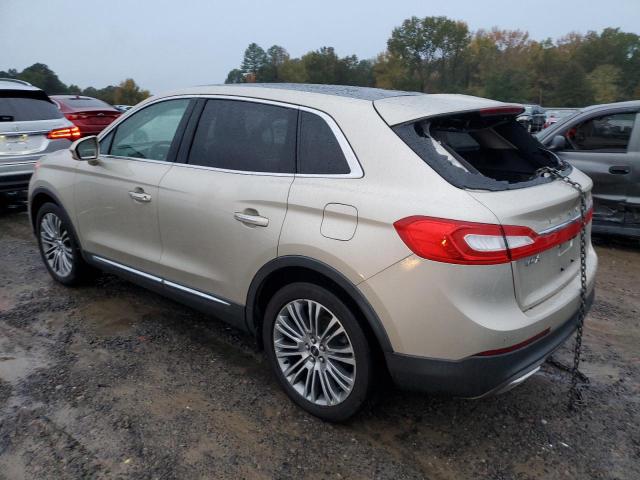 2LMPJ8LRXHBL30565 - 2017 LINCOLN MKX RESERVE GOLD photo 2