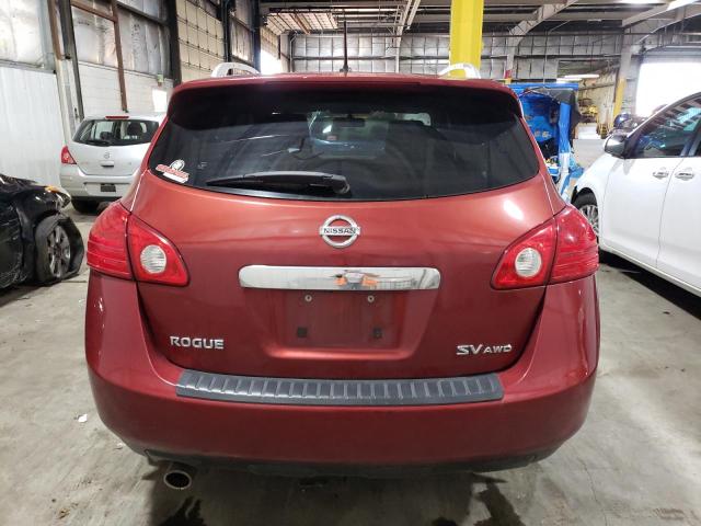 JN8AS5MV4DW615160 - 2013 NISSAN ROGUE S RED photo 6