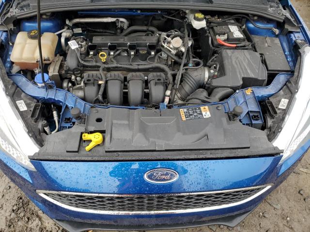 1FADP3F29JL318275 - 2018 FORD FOCUS SE BLUE photo 11