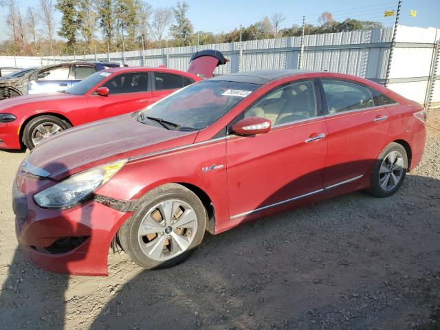 KMHEC4A42CA026406 - 2012 HYUNDAI SONATA HYBRID RED photo 1