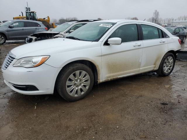 1C3CCBAB6EN214070 - 2014 CHRYSLER 200 LX WHITE photo 1