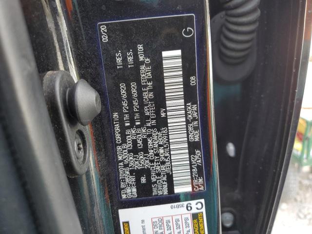 JTEBU5JR1L5799183 - 2020 TOYOTA 4RUNNER SR5/SR5 PREMIUM 黑色 照片 12