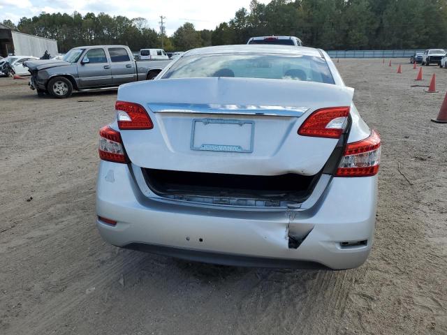 3N1AB7AP5EY245055 - 2014 NISSAN SENTRA S SILVER photo 6