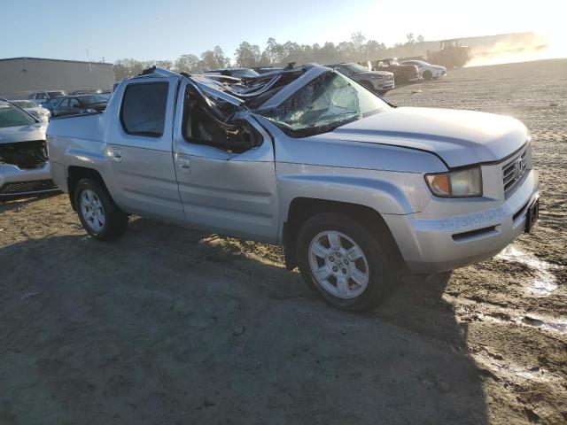 2HJYK16567H532425 - 2007 HONDA RIDGELINE RTL SILVER photo 4