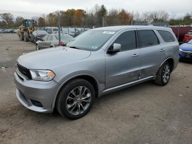 1C4RDJDG7LC286134 - 2020 DODGE DURANGO GT SILVER photo 1