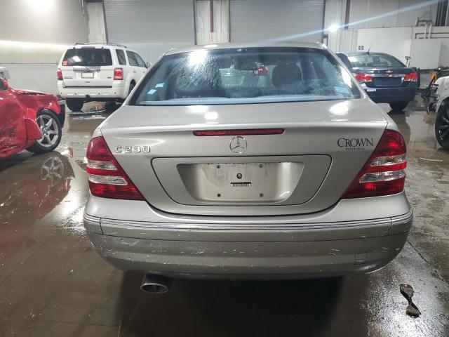 WDBRF52H96E020490 - 2006 MERCEDES-BENZ C 230 GRAY photo 6