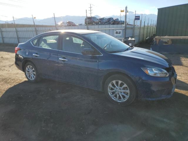 3N1AB7AP5HY367869 - 2017 NISSAN SENTRA S BLUE photo 4