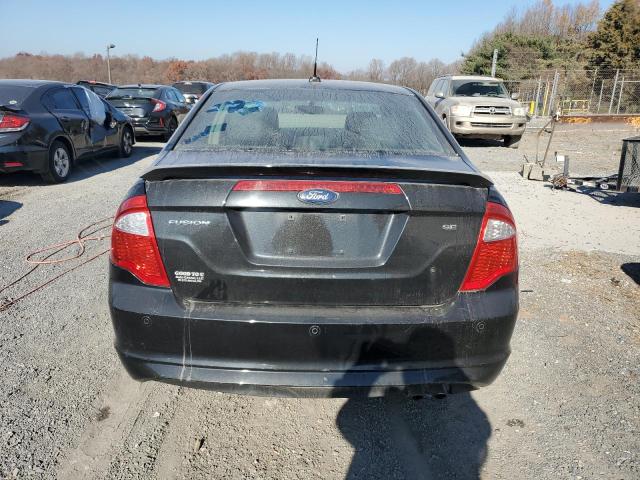 3FAHP0HA1CR229857 - 2012 FORD FUSION SE BLACK photo 6