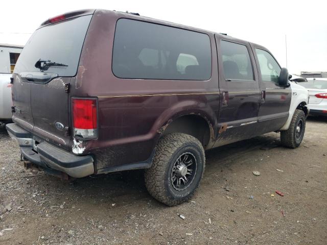 1FMNU41S0YEE16545 - 2000 FORD EXCURSION XLT MAROON photo 3