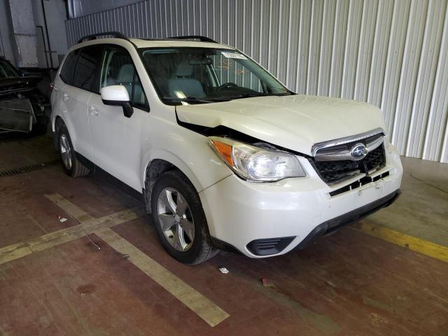 JF2SJADC7EH438248 - 2014 SUBARU FORESTER 2.5I PREMIUM WHITE photo 4