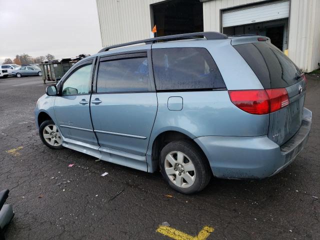 5TDZA23C34S217101 - 2004 TOYOTA SIENNA CE BLUE photo 2