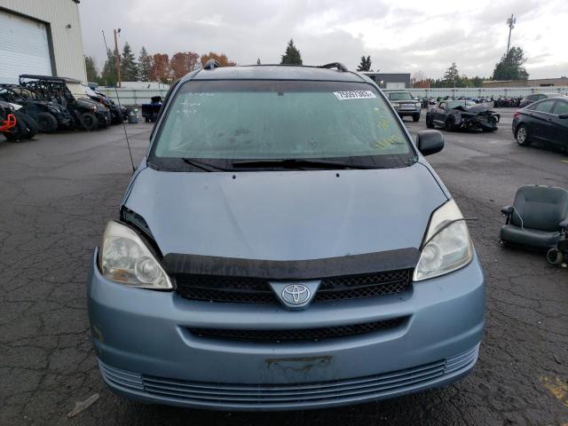 5TDZA23C34S217101 - 2004 TOYOTA SIENNA CE BLUE photo 5