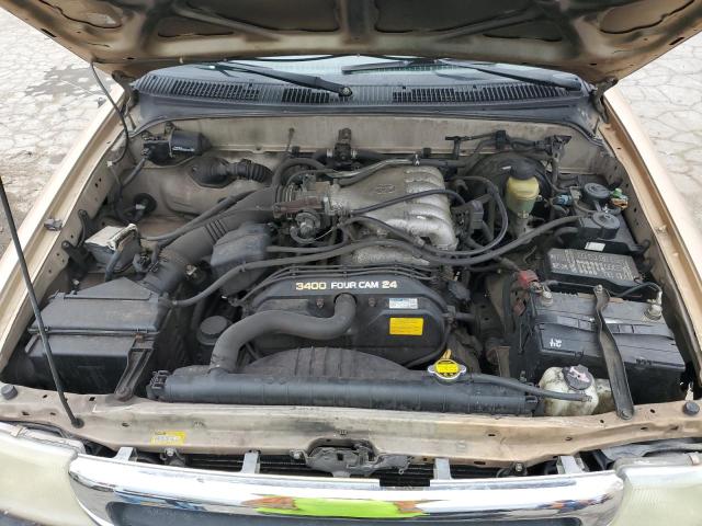 4TASN92NXYZ618422 - 2000 TOYOTA TACOMA XTRACAB PRERUNNER თაფლისფერი ფოტო 11