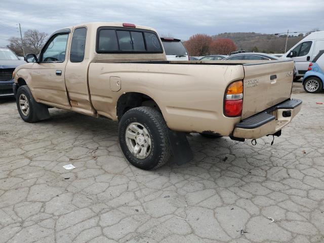 4TASN92NXYZ618422 - 2000 TOYOTA TACOMA XTRACAB PRERUNNER თაფლისფერი ფოტო 2