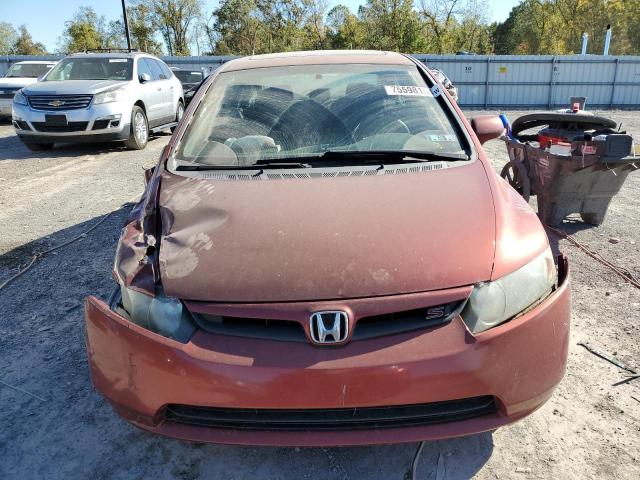 2HGFA55517H708757 - 2007 HONDA CIVIC SI ORANGE photo 5