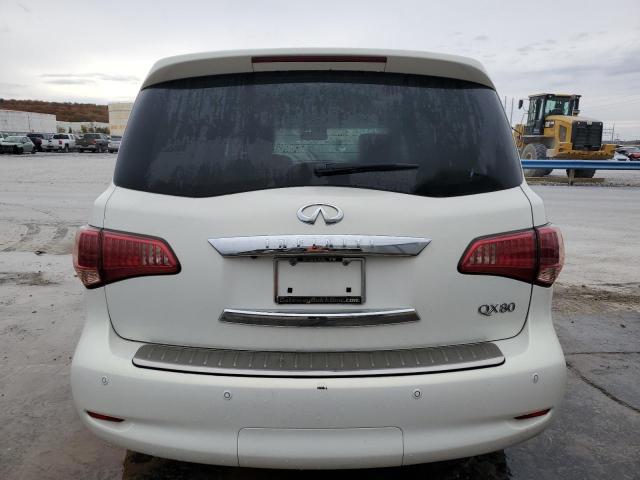 JN8AZ2NE7E9065171 - 2014 INFINITI QX80 WHITE photo 6