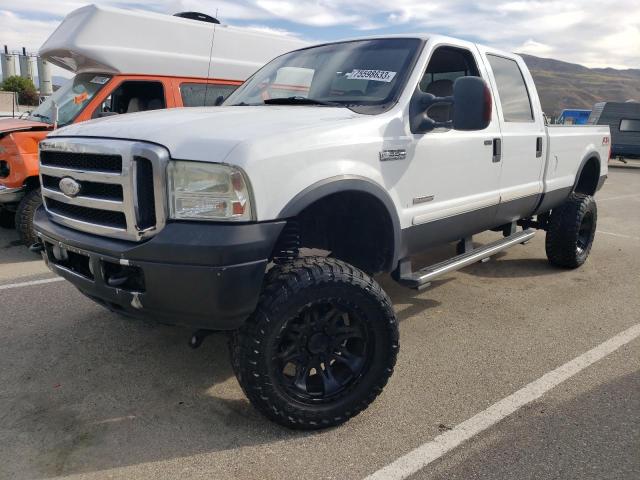 1FTWW31P66EC77222 - 2006 FORD F350 SRW SUPER DUTY WHITE photo 1