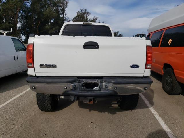 1FTWW31P66EC77222 - 2006 FORD F350 SRW SUPER DUTY WHITE photo 6