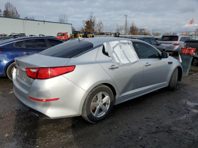 5XXGM4A77FG402367 - 2015 KIA OPTIMA LX SILVER photo 3