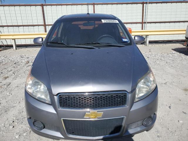 KL1TD66E29B626990 - 2009 CHEVROLET AVEO LS Boz foto 5