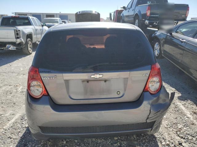 KL1TD66E29B626990 - 2009 CHEVROLET AVEO LS GRAY photo 6