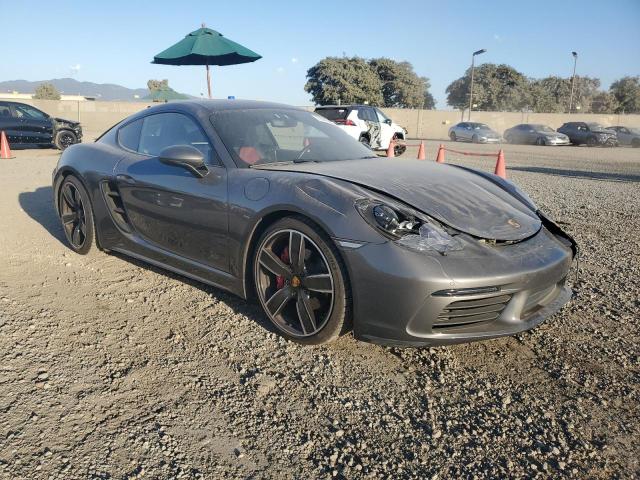 WP0AB2A88JK278164 - 2018 PORSCHE CAYMAN S GRAY photo 4