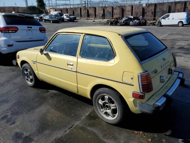 SGE5020588 - 1979 HONDA CIVIC YELLOW photo 2