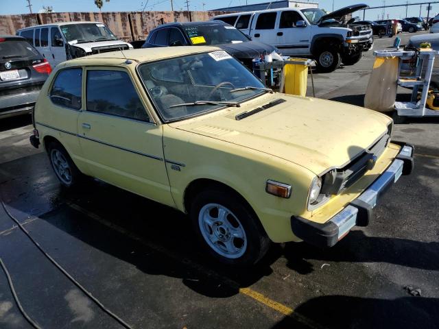 SGE5020588 - 1979 HONDA CIVIC YELLOW photo 4