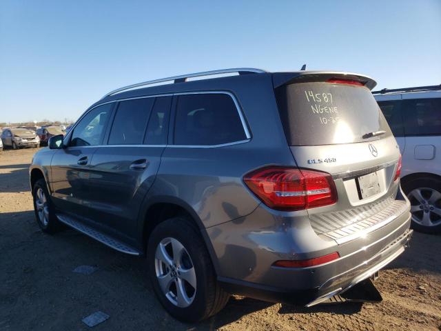 4JGDF6EE3JB071122 - 2018 MERCEDES-BENZ GLS 450 4MATIC GRAY photo 2