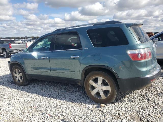 1GKLRMED6AJ114414 - 2010 GMC ACADIA SLT-1 TEAL photo 2