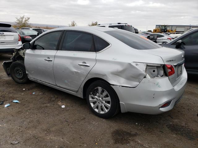 3N1AB7AP9HL639661 - 2017 NISSAN SENTRA S SILVER photo 2