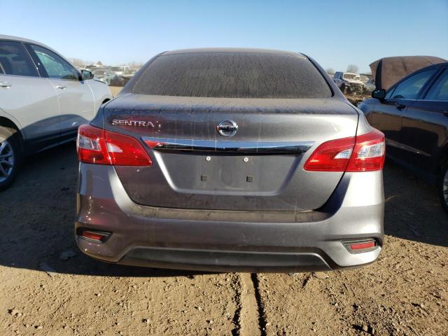 3N1AB7AP6KY260045 - 2019 NISSAN SENTRA S GRAY photo 6