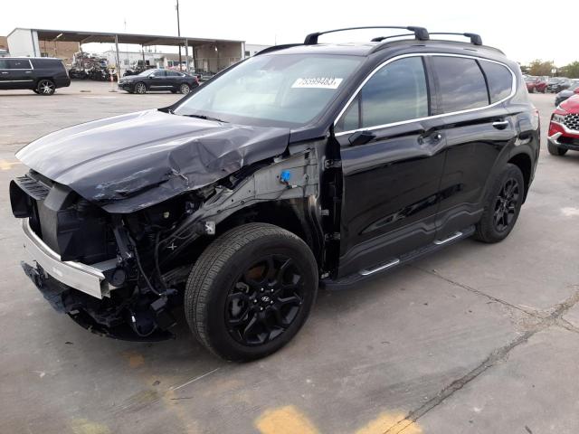 5NMS64AJXNH477015 - 2022 HYUNDAI SANTA FE SEL Черный фото 1