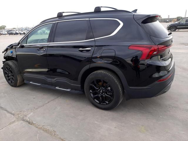 5NMS64AJXNH477015 - 2022 HYUNDAI SANTA FE SEL Черный фото 2