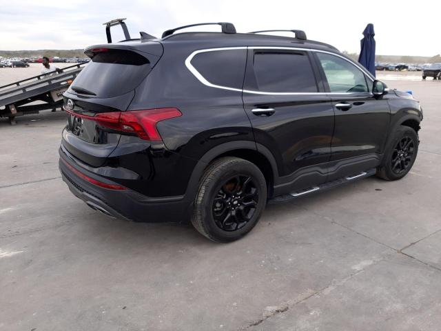 5NMS64AJXNH477015 - 2022 HYUNDAI SANTA FE SEL Черный фото 3