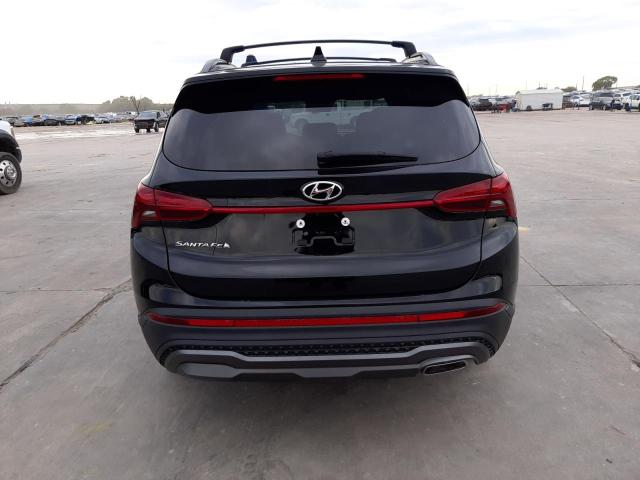 5NMS64AJXNH477015 - 2022 HYUNDAI SANTA FE SEL BLACK photo 6