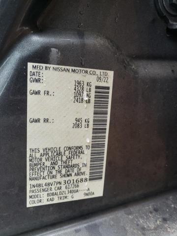 1N4BL4BV7PN301688 - 2023 NISSAN ALTIMA S GRAY photo 12