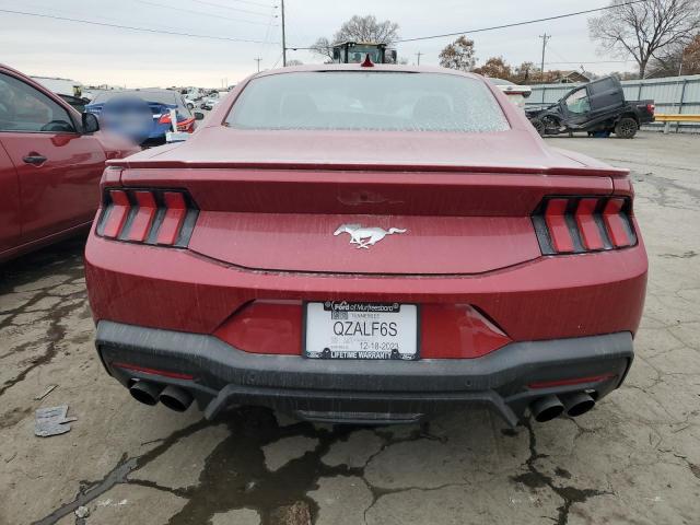 1FA6P8THXR5106371 - 2024 FORD MUSTANG RED photo 6