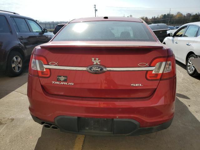 1FAHP2EW9CG129993 - 2012 FORD TAURUS SEL RED photo 6