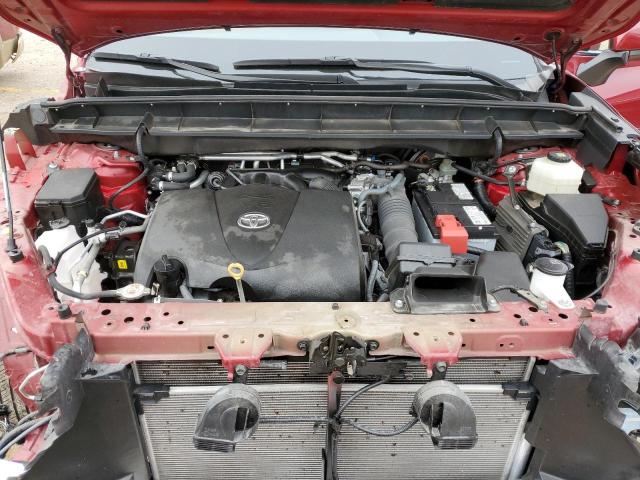 5TDFZRBH6MS105622 - 2021 TOYOTA HIGHLANDER PLATINUM RED photo 12