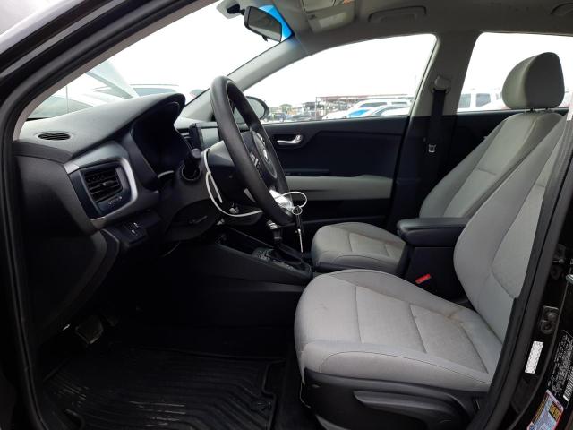 3KPA24AD6LE282471 - 2020 KIA RIO LX BLACK photo 7