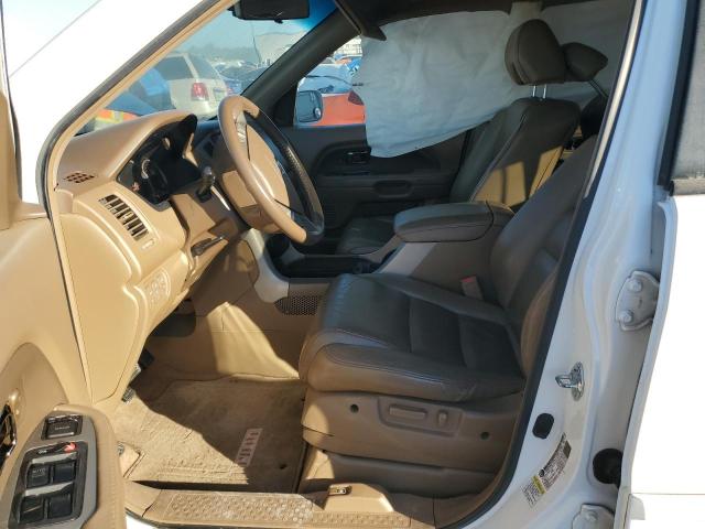 5FNYF18588B051668 - 2008 HONDA PILOT EXL WHITE photo 7